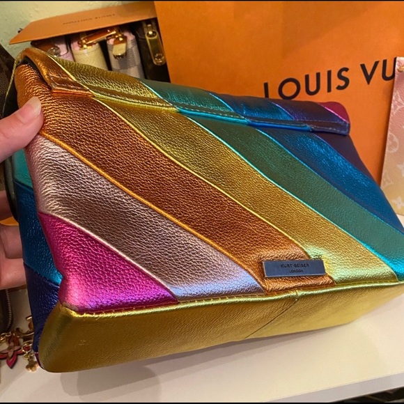 Kurt Geiger Bags Kurt Geiger Kensington Rainbow Large Purse Poshmark